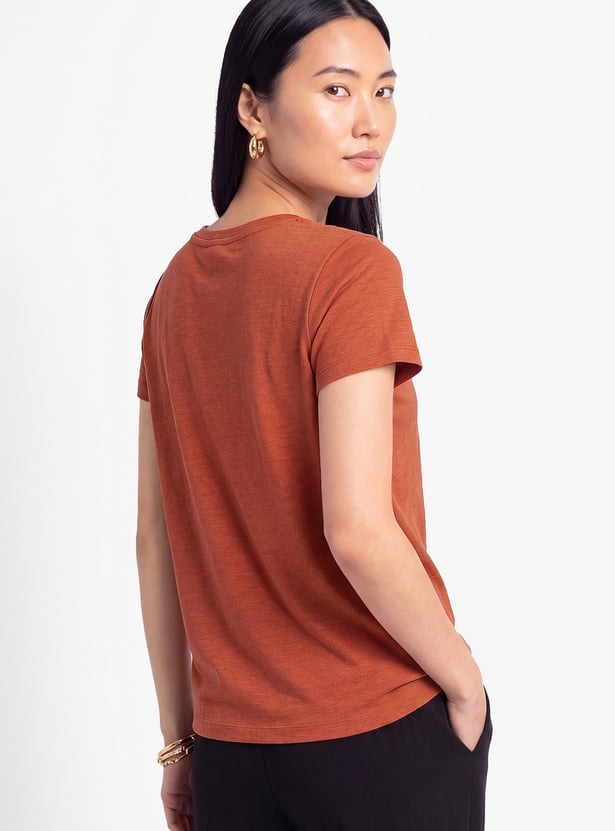 Women Solid T-shirt