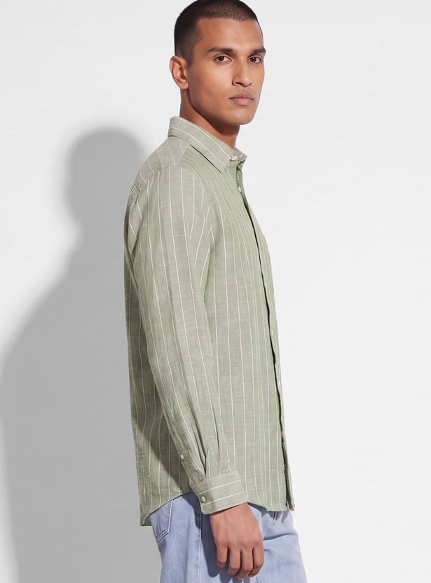 Men Striped Regular Fit Shirt