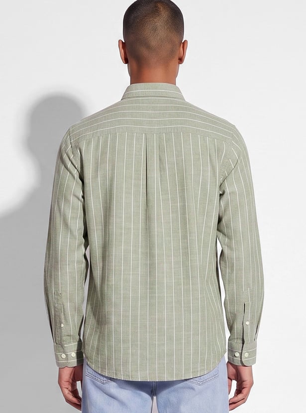 Men Striped Regular Fit Shirt