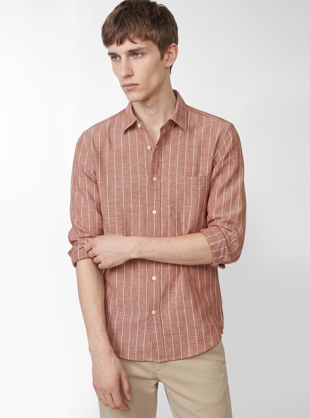 Men Striped Regular Fit Shirt