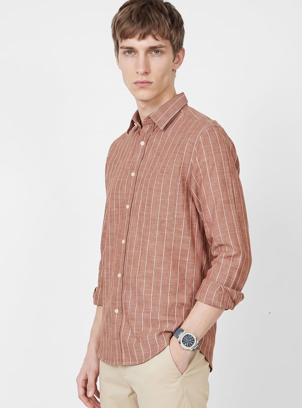 Men Striped Regular Fit Shirt