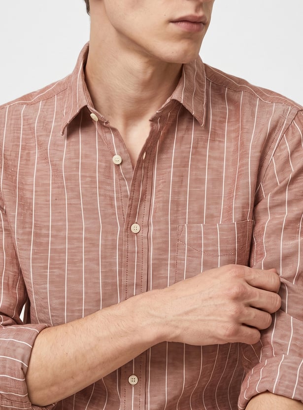 Men Striped Regular Fit Shirt