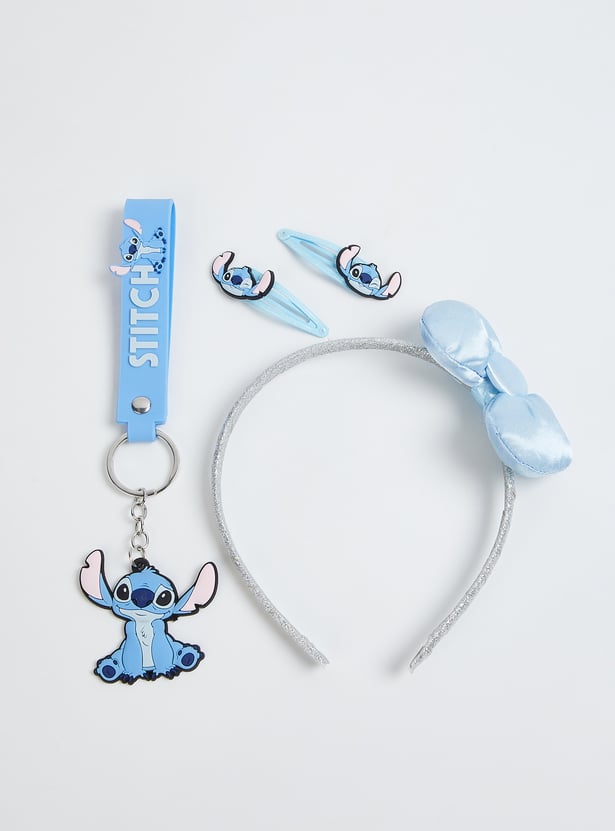 Girls Stitch Hair Accessory Set - Pack of 4