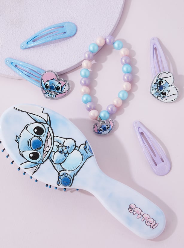Girls Stitch Print Hair Accessory Set