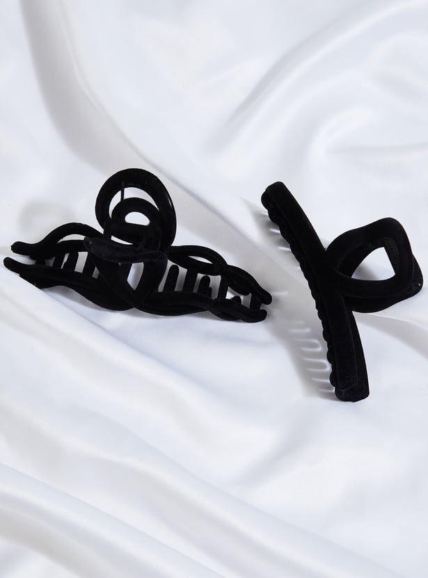 Women Solid Claw Clips - Pack of 2