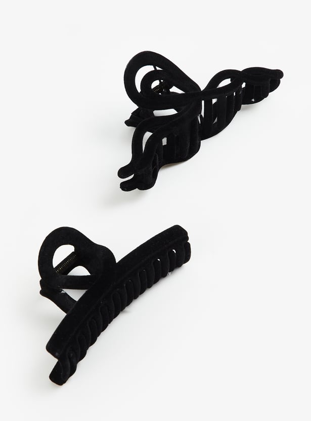 Women Solid Claw Clips - Pack of 2