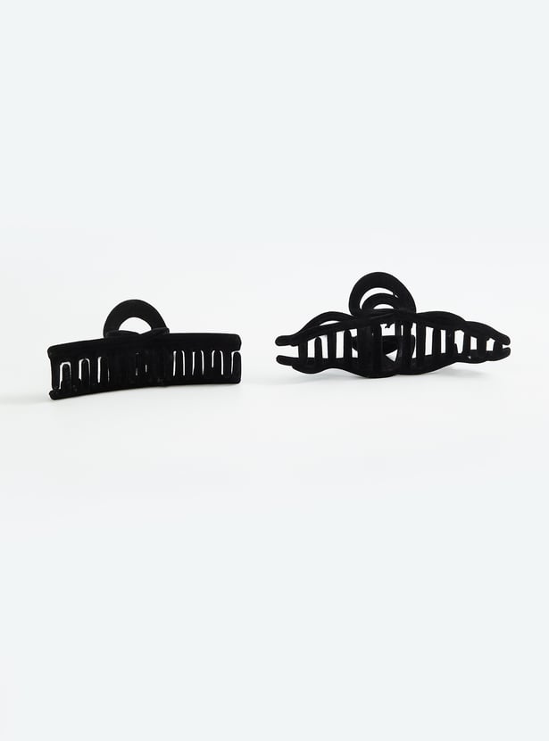 Women Solid Claw Clips - Pack of 2