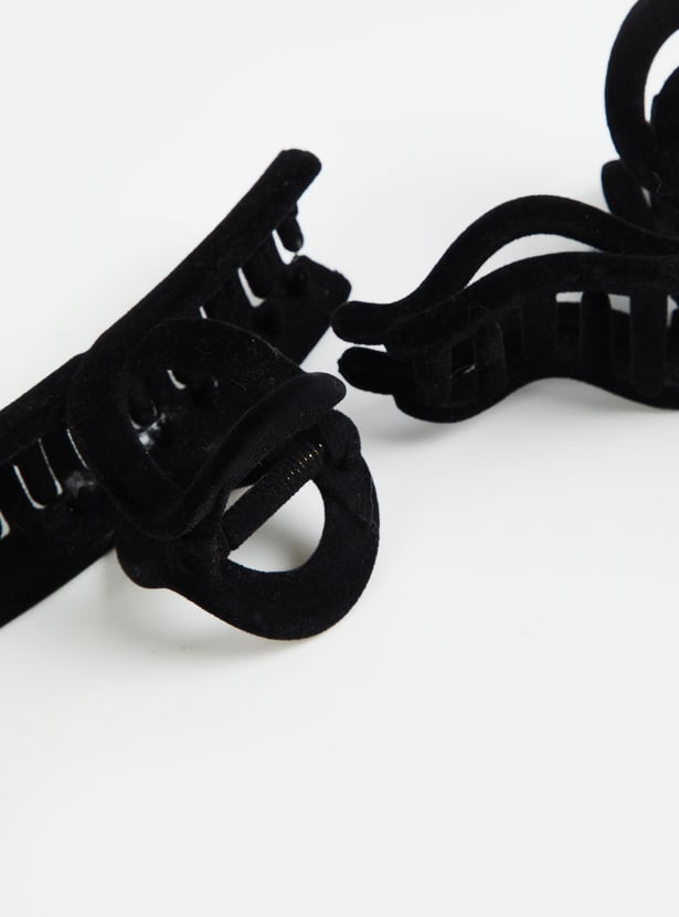 Women Solid Claw Clips - Pack of 2