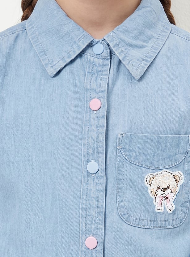 Girls Embroidered Shirt