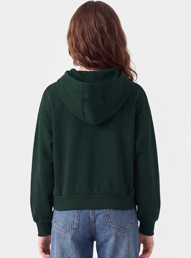 Girls Printed Hoodie