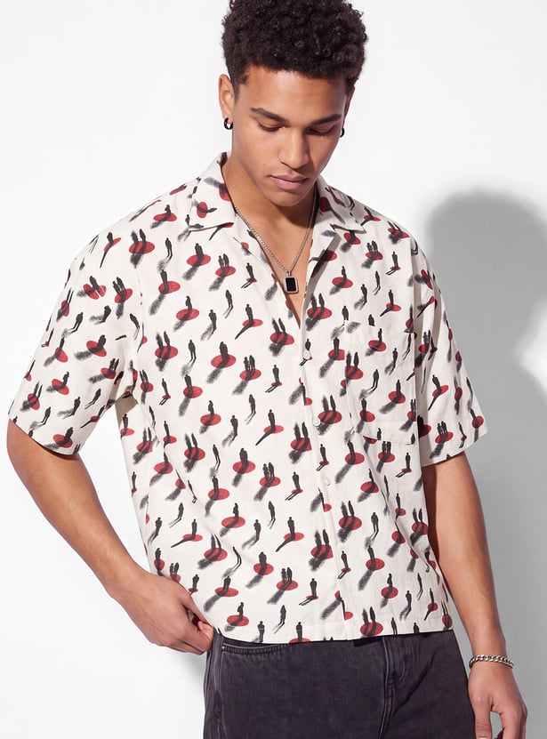 URB_N Men Printed Resort Shirt