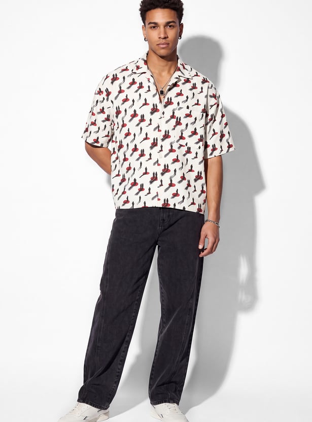 URB_N Men Printed Resort Shirt