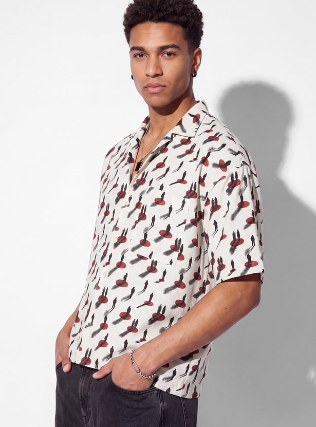 URB_N Men Printed Resort Shirt
