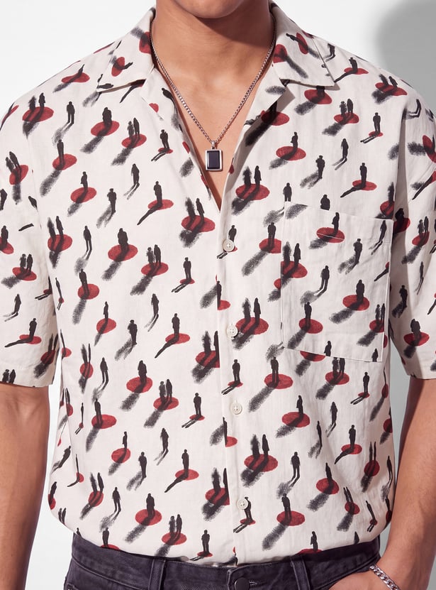 URB_N Men Printed Resort Shirt