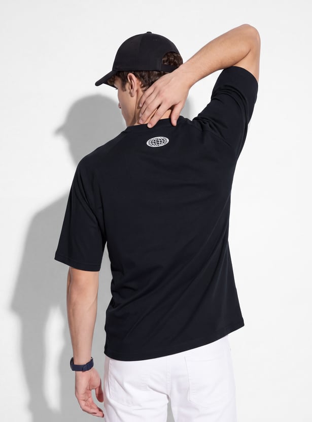URB_N Men Oversized Raglan Sleeves T-shirt