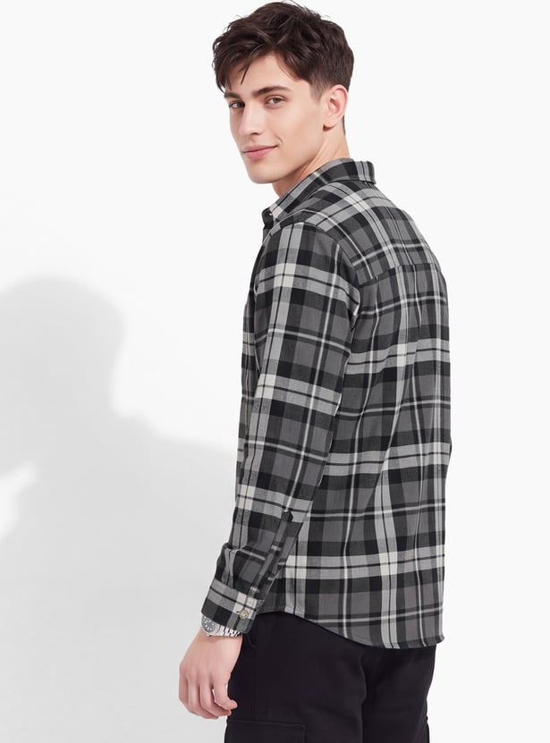 URB_N Men Checked Shirt