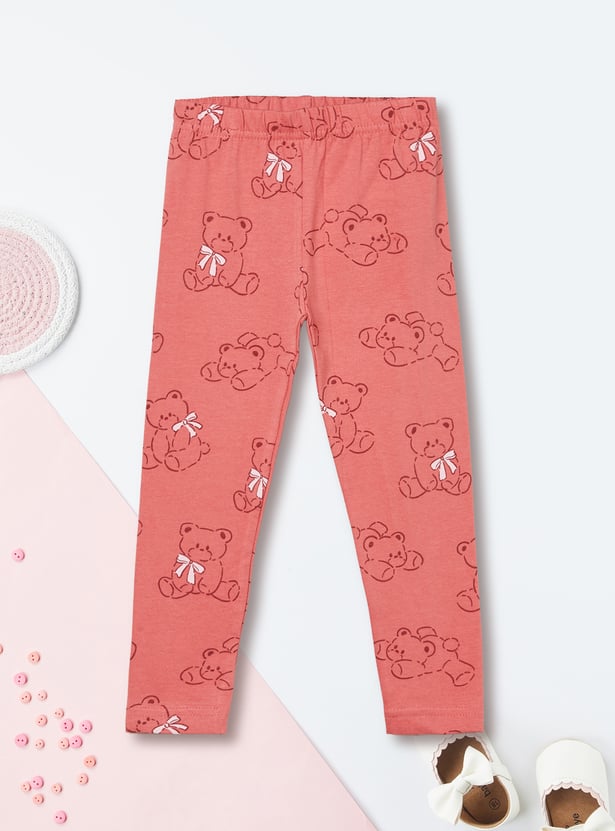Girls Printed Leggings