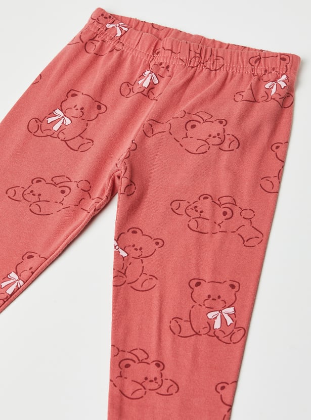 Girls Printed Leggings