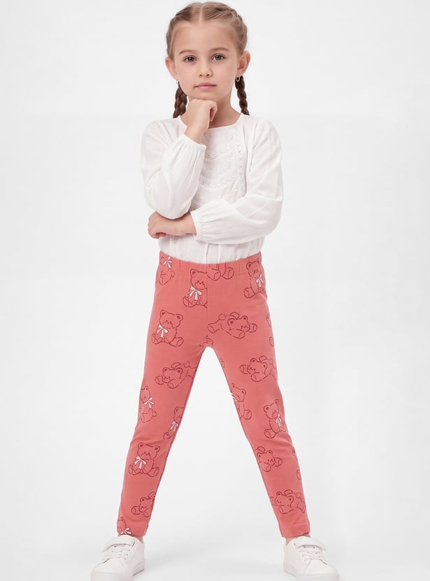 Girls Printed Leggings