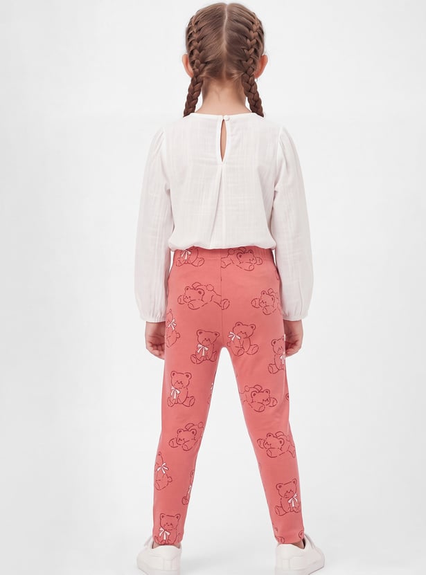 Girls Printed Leggings