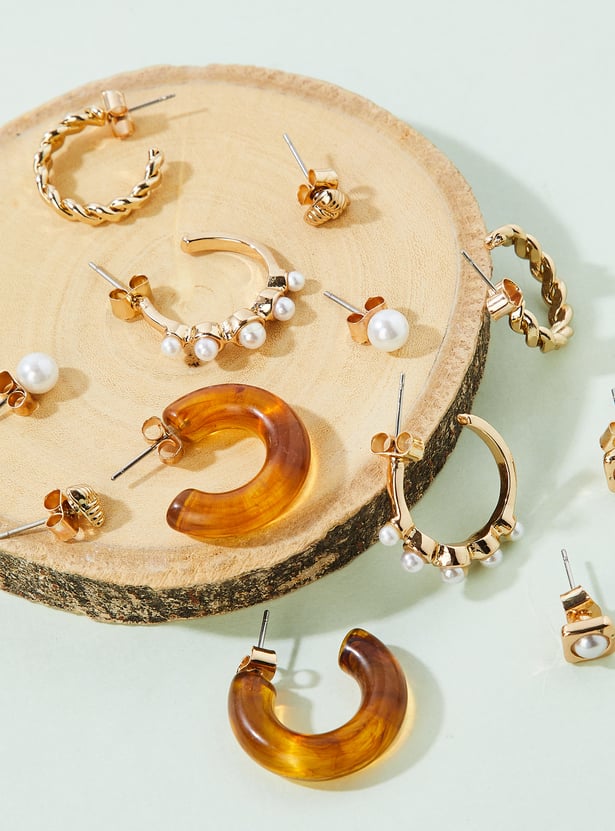 Women Assorted Earrings - Pack of 6