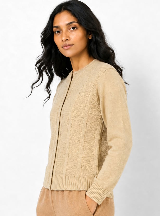 Women Textured Cardigan