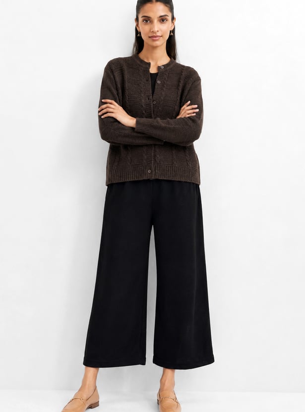 Women Textured Cardigan