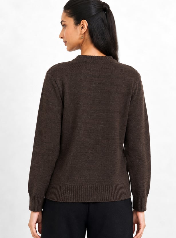 Women Textured Cardigan