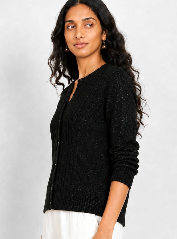 Women Textured Cardigan