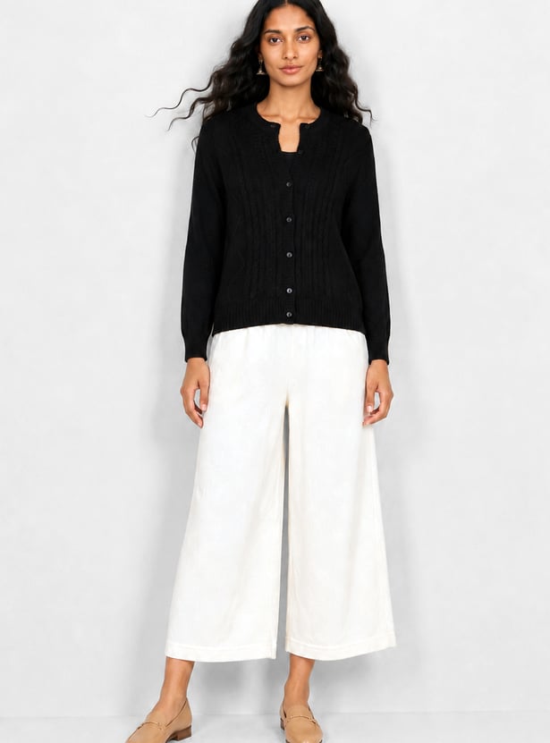 Women Textured Cardigan