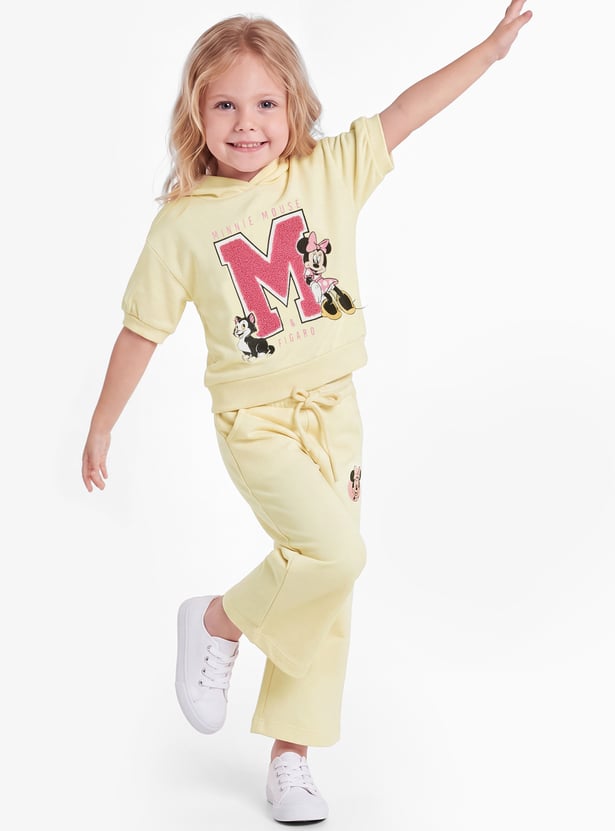 Girls Minnie Trousers Set