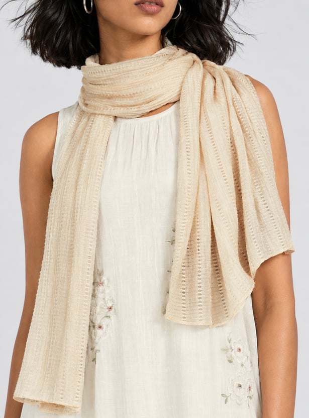 Women Textured Scarf