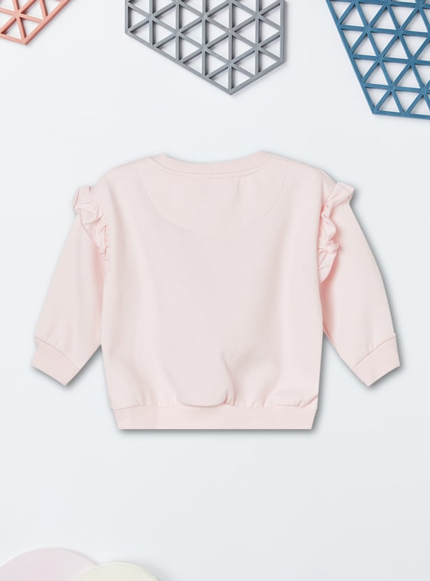 Girls Printed Sweatshirt