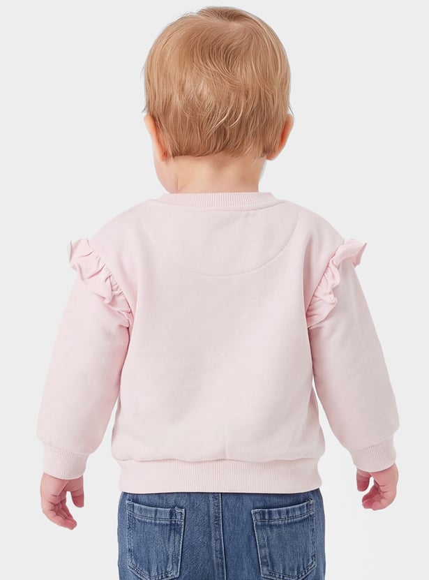 Girls Printed Sweatshirt