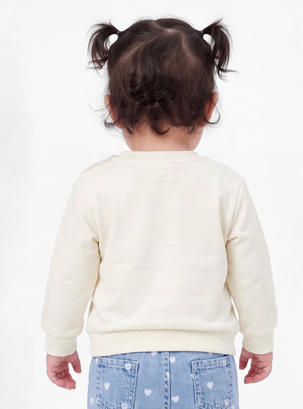 Girls Printed Sweatshirt