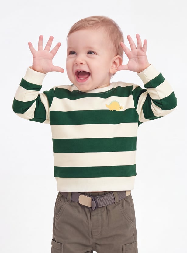 Boys Striped Sweatshirt