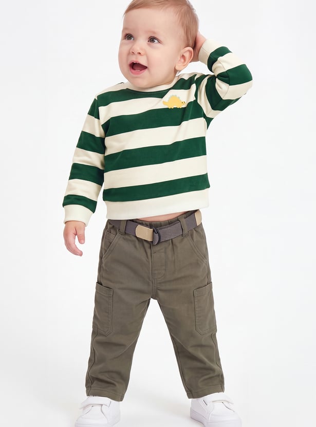Boys Striped Sweatshirt