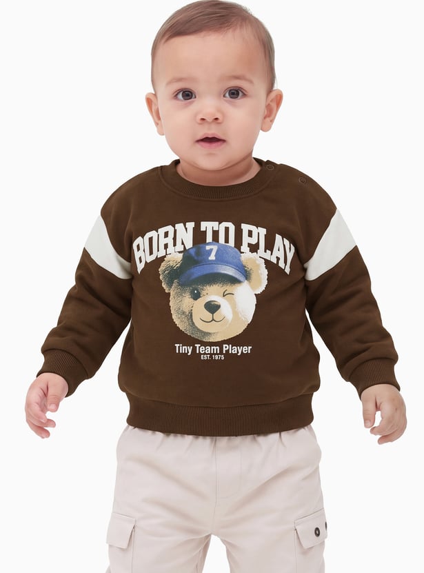 Boys Printed Pullover Sweatshirt