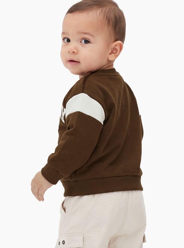 Boys Printed Pullover Sweatshirt