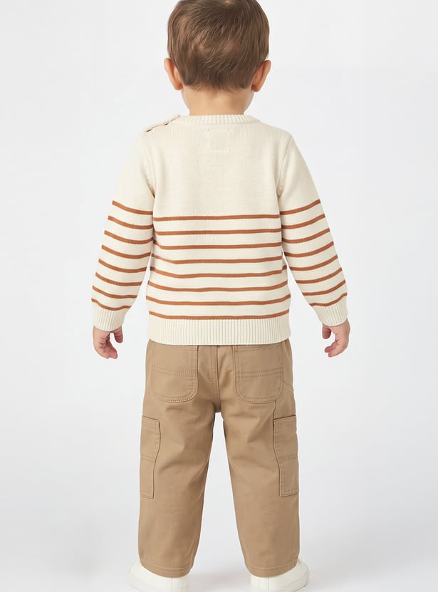 Boys Striped Knitted Sweater