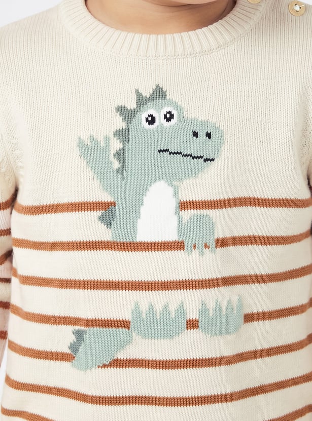 Boys Striped Knitted Sweater