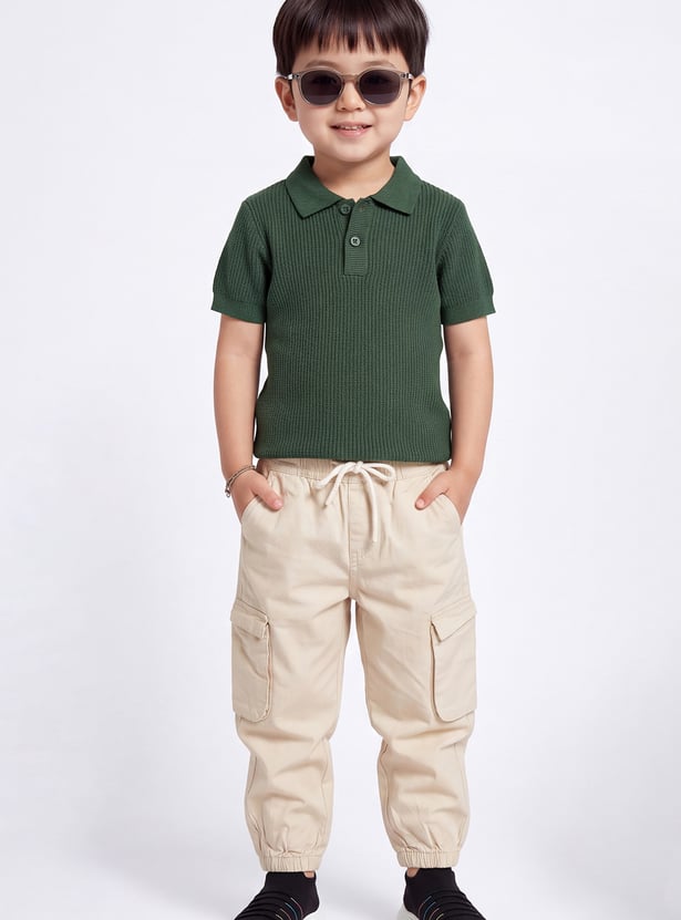 Boys Knit Polo T-shirt