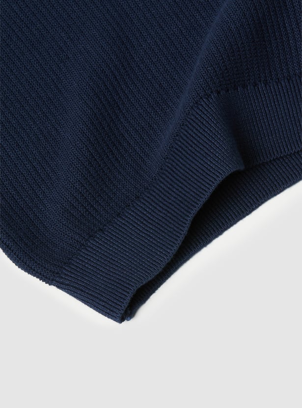 Boys Solid Polo T-shirt