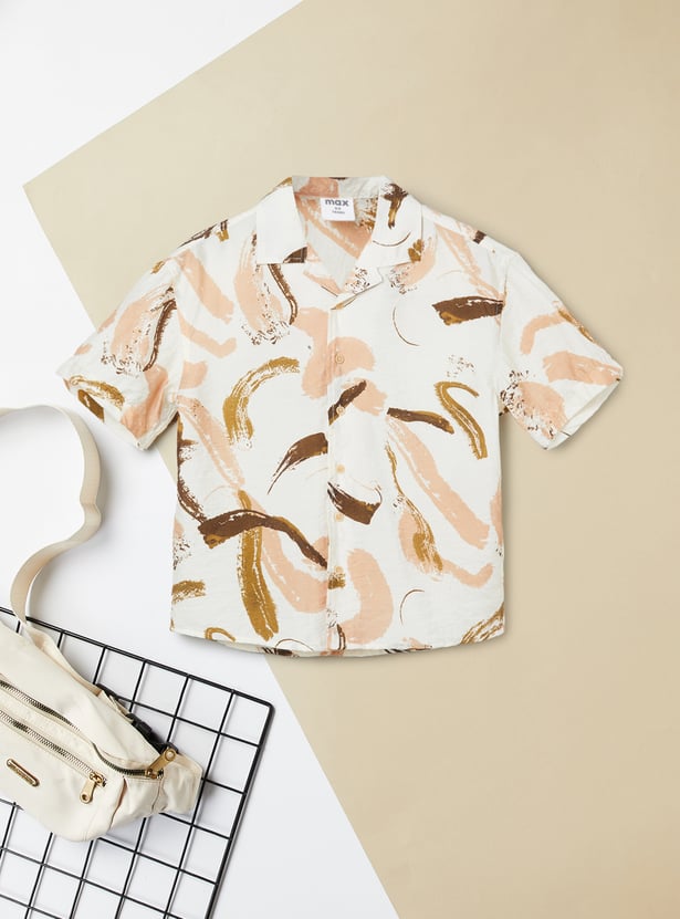 Boys Printed Resort Shirt