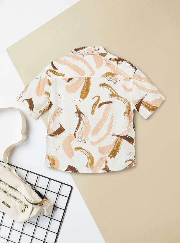 Boys Printed Resort Shirt