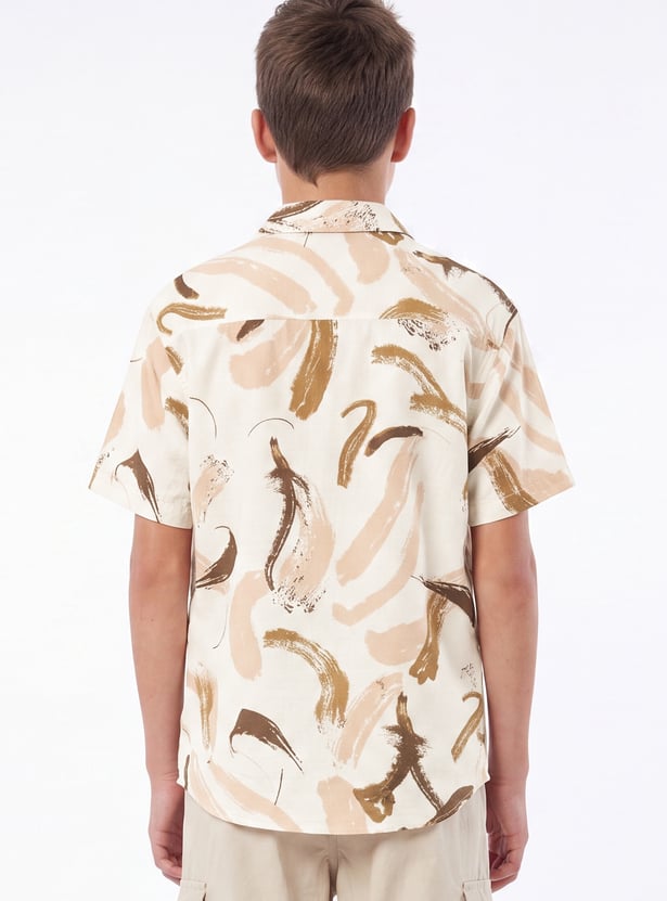 Boys Printed Resort Shirt