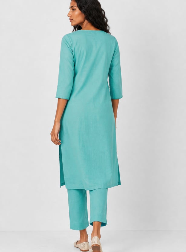 Women Embroidered Kurta Set