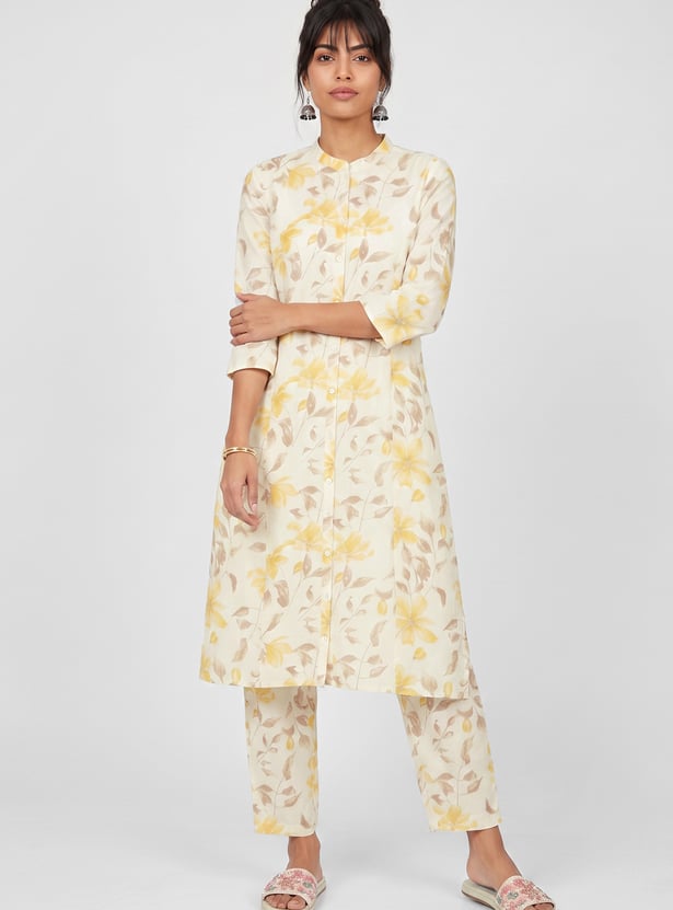 Women Floral Print Kurta Set