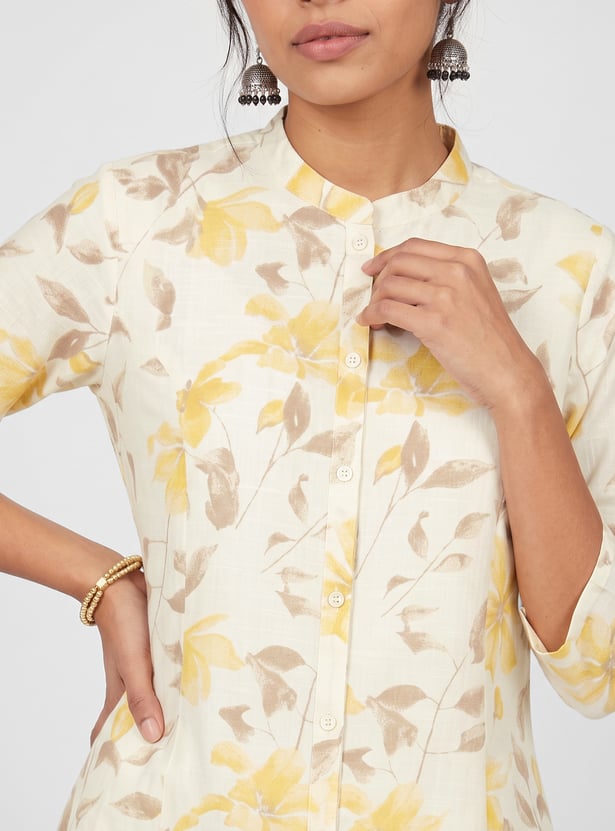 Women Floral Print Kurta Set