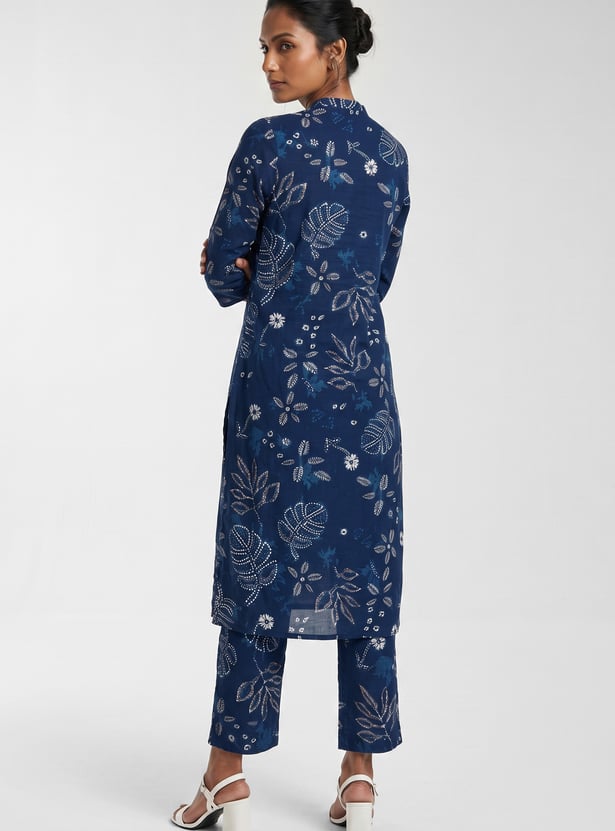 Women Printed Straight Kurta Set